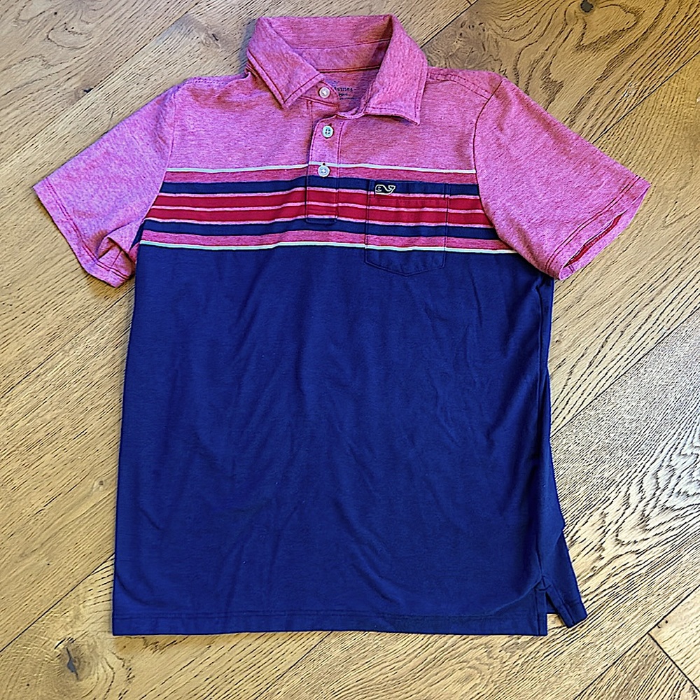 Vineyard Vines stripped polo size 12/14